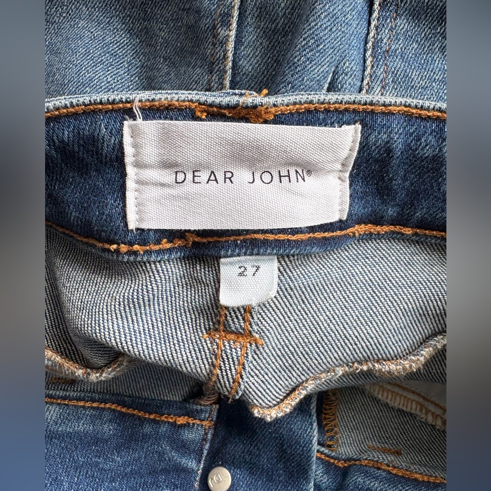Dear John Yoke Front High Rise Stretch Ankle Jeans, Size 27, Everyday Classic - Picture 6 of 7